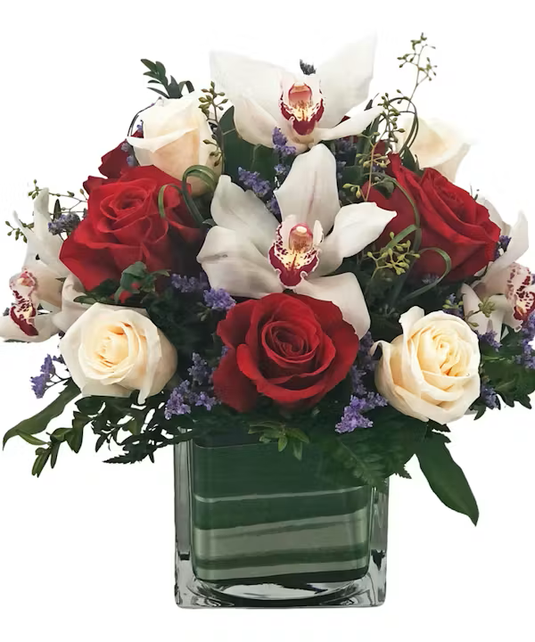 Cymbidium Orchids & Roses